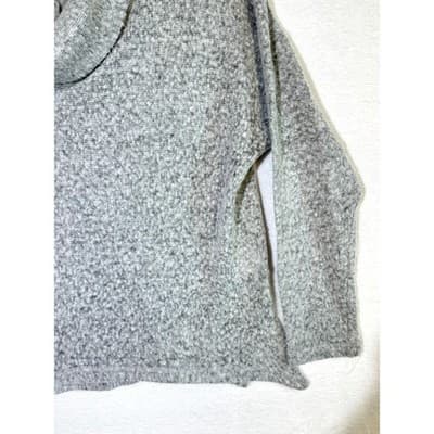 Bar III Women's Gray Textured Cowl Neck Sweater Size L - Thumbnail 6