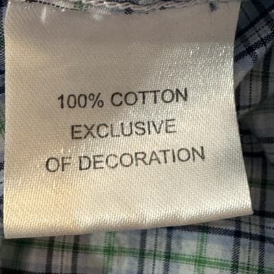 TailorByrd Collection Shirt Mens Medium Blue Green Plaid Button Down Long Sleeve - Thumbnail 13