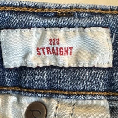 Lucky Brand Jeans Mens 36x30 Straight Fit Denim Pants 223 Medium Wash 7MP10666 - Thumbnail 4