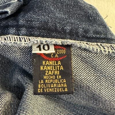 Womens High Waist Distressed Embellished Jeans Blue Skinny Leg Size 10 - Thumbnail 12