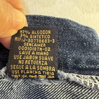 Womens High Waist Distressed Embellished Jeans Blue Skinny Leg Size 10 - Thumbnail 13