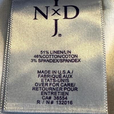 NYDJ Women Capris Beige Linen Blend Cropped Pants Size 10 Petite - Thumbnail 11