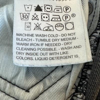 Levis Premium 502 Jeans Men's 29x32 Blue Skinny Taper Stretch Denim Good - Thumbnail 7