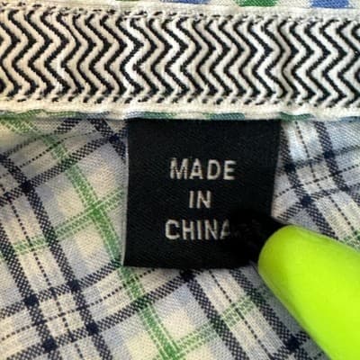 TailorByrd Collection Shirt Mens Medium Blue Green Plaid Button Down Long Sleeve - Thumbnail 12