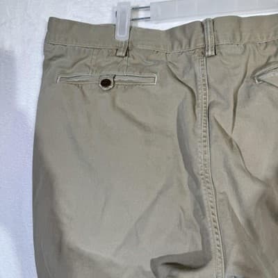 Polo Ralph Lauren Pants Mens 40x30 Khaki Classic Fit Casual Chino Flat Front - Thumbnail 10