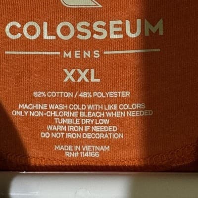 Auburn Tigers Shirt Mens XXL Navy Orange Polo NCAA College Football Colosseum - Thumbnail 7