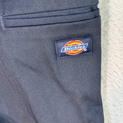 Dickies Double Knee Work Pants Mens 38x30 Navy Blue Durable Utility Workwear - Thumbnail 4
