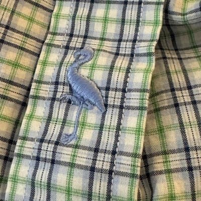 TailorByrd Collection Shirt Mens Medium Blue Green Plaid Button Down Long Sleeve - Thumbnail 15