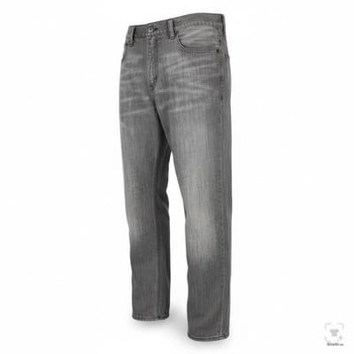 Levi's 511 Jeans Mens 34x32 Gray Light Wash Skinny Slim Denim Zip Fly Mid Rise - Thumbnail 2