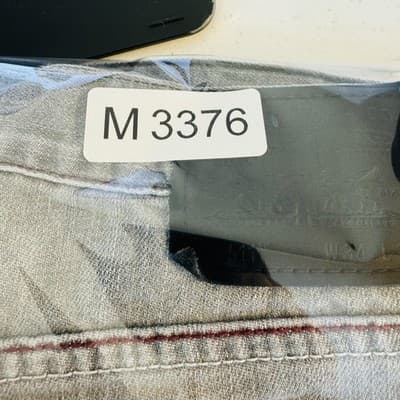 Levi's 511 Jeans Mens 34x32 Gray Light Wash Skinny Slim Denim Zip Fly Mid Rise - Thumbnail 13