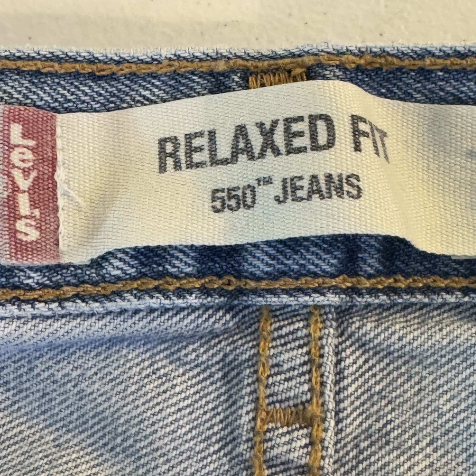 Vintage Levi’s 550 Men’s Jeans 34x31 Blue Denim Relaxed Fit Straight Leg - Thumbnail 11