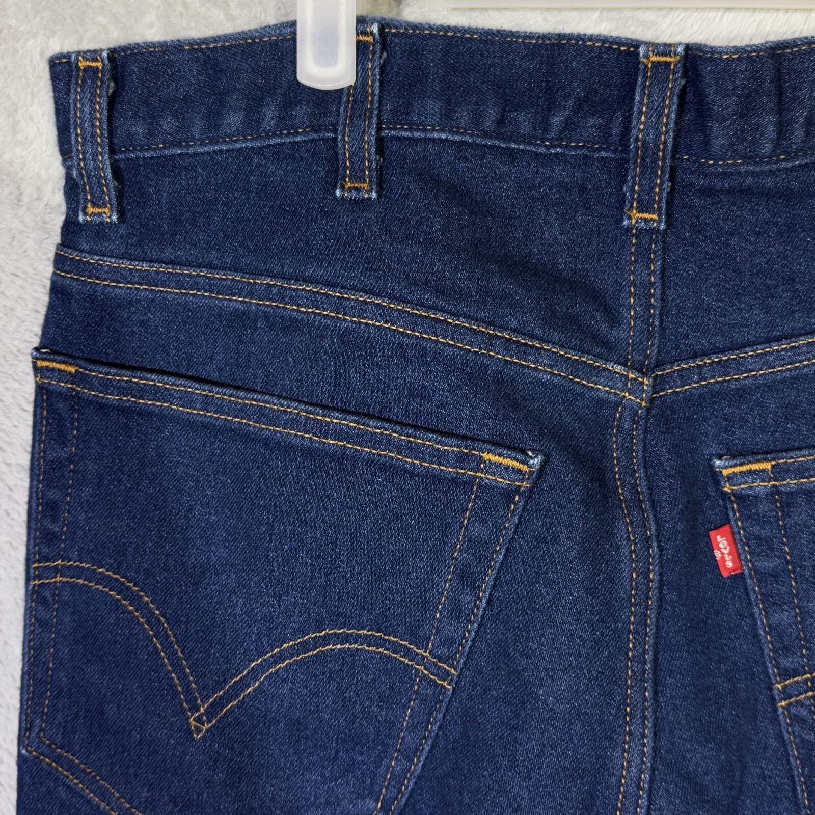 Levi’s 517 Men’s Jeans 38x34 Blue Denim Dark Wash Mid-Rise Bootcut - Thumbnail 6