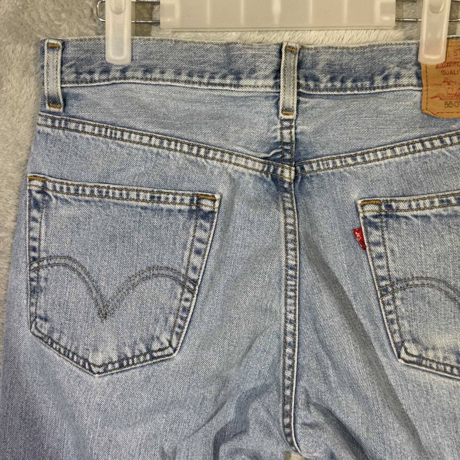 Vintage Levi’s 550 Men’s Jeans 34x31 Blue Denim Relaxed Fit Straight Leg - Thumbnail 6