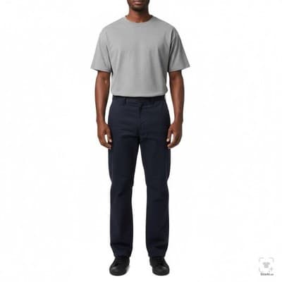 Dickies 874 Jeans Mens 36x28 Black Dark Wash Relaxed Straight Canvas Zip Fly - Thumbnail 4