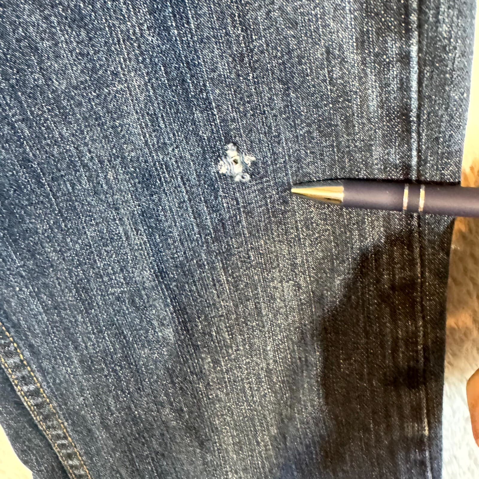 Levi’s 527 Men’s Jeans 31x27 Blue Denim Mid-Rise Straight Leg Classic - Thumbnail 6