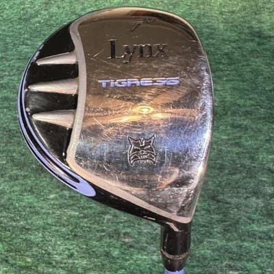 Lynx Tigress 1 3 5 7 Woods Womens Ladies RH Blue Graphite Fairway Golf Clubs Set - Thumbnail 4