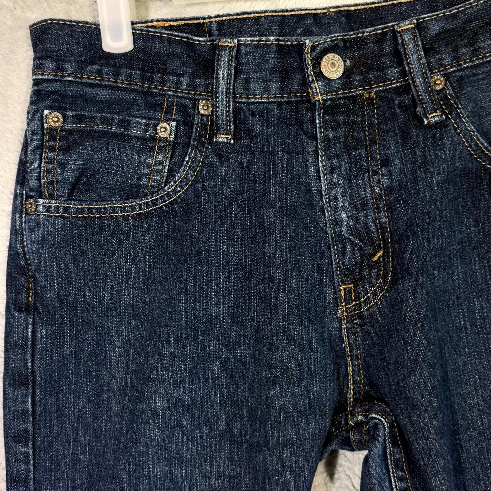 Levi’s 527 Men’s Jeans 31x27 Blue Denim Mid-Rise Straight Leg Classic - Thumbnail 3