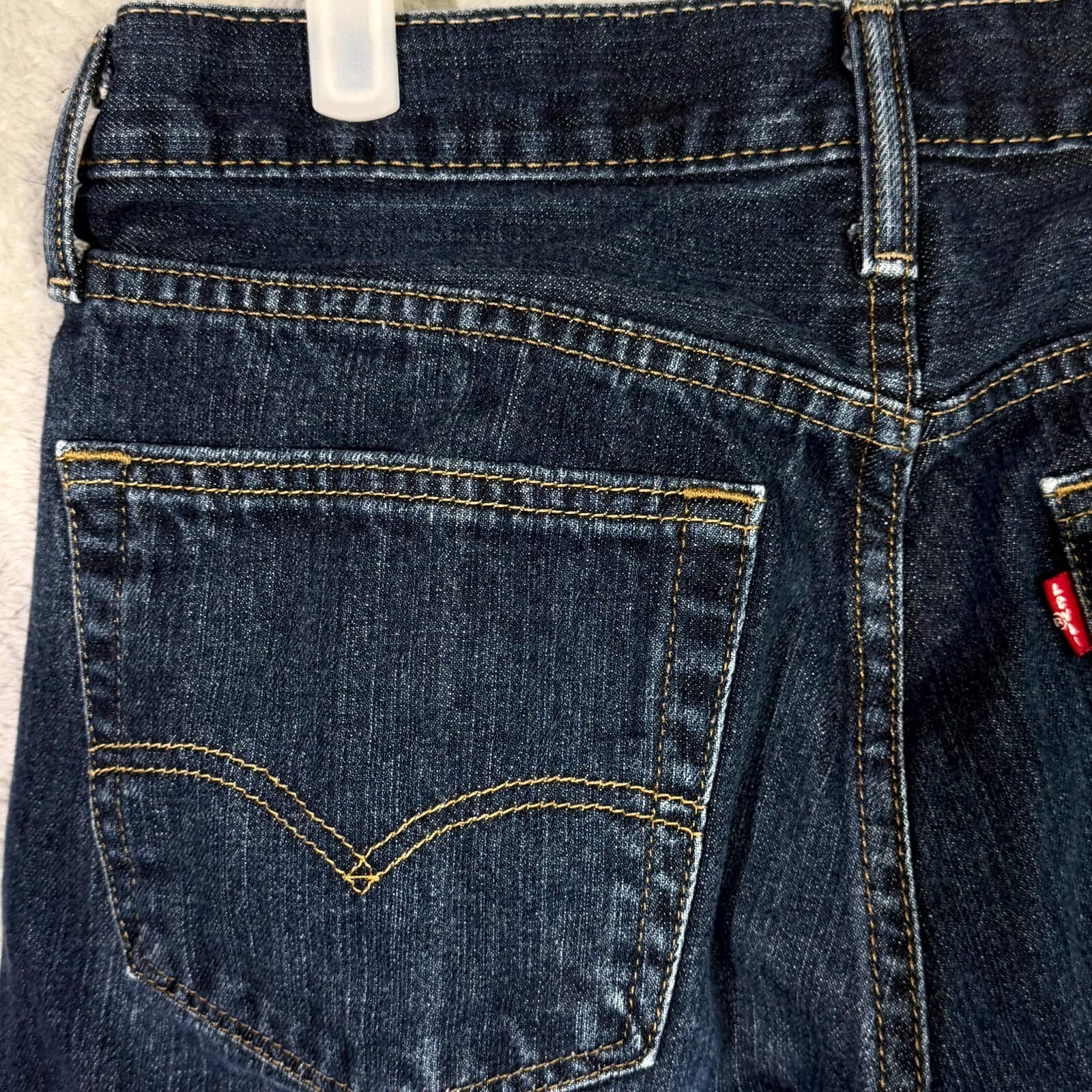 Levi’s 527 Men’s Jeans 31x27 Blue Denim Mid-Rise Straight Leg Classic - Thumbnail 7