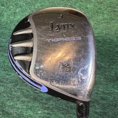 Lynx Tigress 1 3 5 7 Woods Womens Ladies RH Blue Graphite Fairway Golf Clubs Set - Thumbnail 18