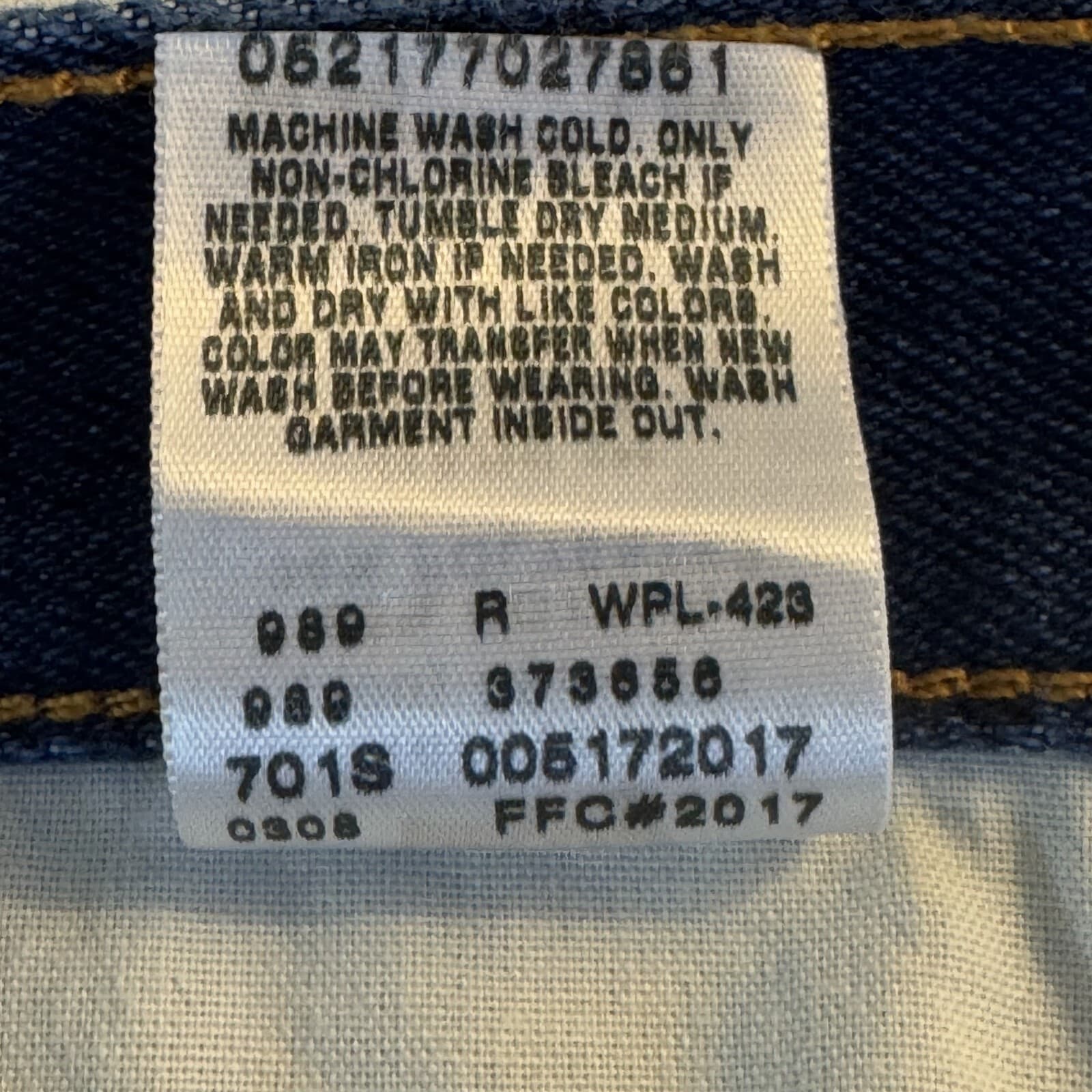 Levi’s 517 Men’s Jeans 38x34 Blue Denim Dark Wash Mid-Rise Bootcut - Thumbnail 12