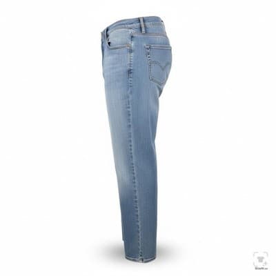 Levis 541 Jeans Mens 44x30 Blue Light Wash Tapered Athletic Denim Zip Fly - Thumbnail 3