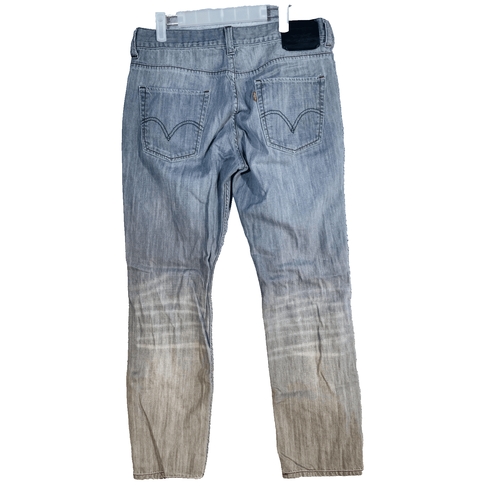 Levi's 511 Jeans Mens 34x32 Gray Light Wash Skinny Slim Denim Zip Fly Mid Rise - Thumbnail 6