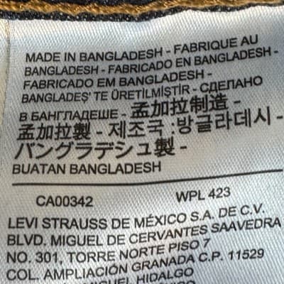 Levis 512 Jeans Men's 28x30 Blue Whiskered Slim Tapered Stretch Denim Pants - Thumbnail 4