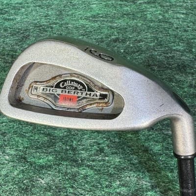 Vintage Callaway Big Bertha 9 Iron Mens RH RCH 96 Light Graphite Silver Club - Image 1