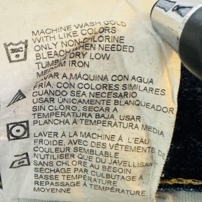 Dickies Jeans Mens 33x34 Blue Medium Wash Straight Relaxed Denim Zip Fly - Thumbnail 9