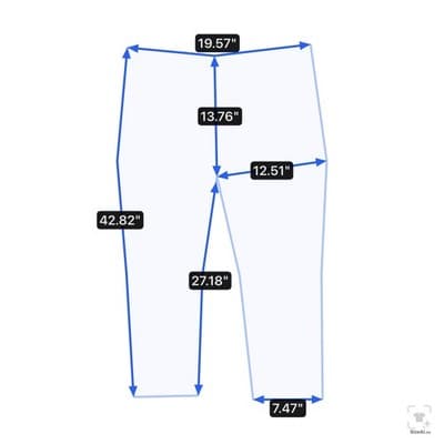 Levis 541 Jeans Mens 44x30 Blue Light Wash Tapered Athletic Denim Zip Fly - Thumbnail 13