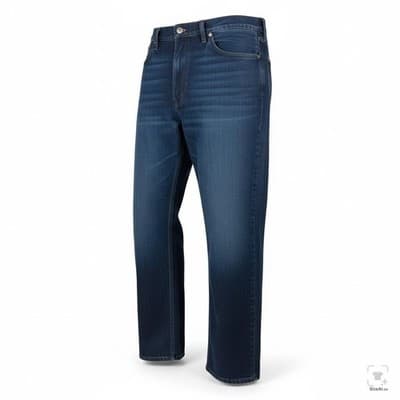 Polo Ralph Lauren Jeans Mens 40x25 Blue Dark Wash Straight Denim Zip Fly - Thumbnail 2