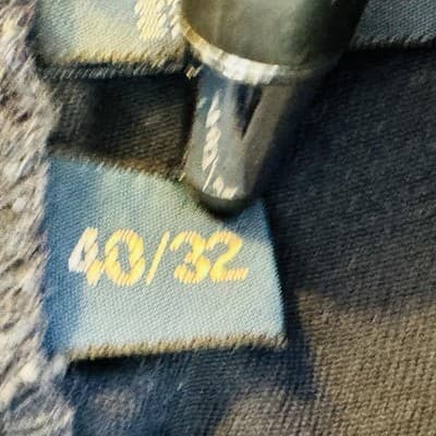 Polo Ralph Lauren Jeans Mens 40x25 Blue Dark Wash Straight Denim Zip Fly - Thumbnail 10