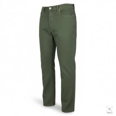 Levis 511 Jeans Mens 36x32 Green Slim Taper Stretch Denim Zip Fly Mid Rise - Thumbnail 2