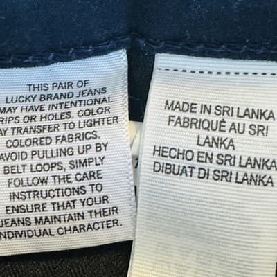 Lucky Brand 121 Heritage Slim Jeans Mens 32x28 Blue Dark Wash Tapered Zip Fly - Thumbnail 10