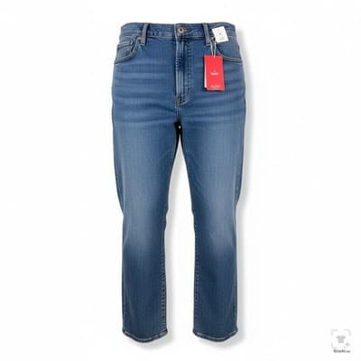Lucky Brand 181 Relaxed Straight Jeans Mens 38x30 Blue Medium Wash Denim Zip Fly - Image 1