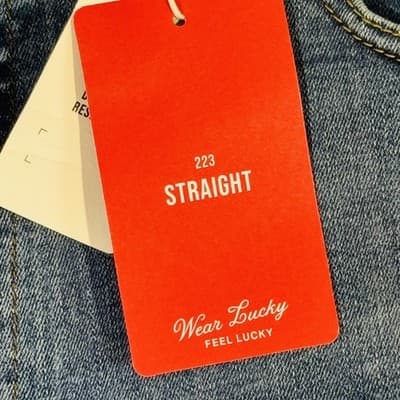 Lucky Brand 181 Relaxed Straight Jeans Mens 38x30 Blue Medium Wash Denim Zip Fly - Thumbnail 6