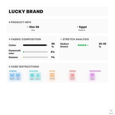 Lucky Brand 181 Relaxed Straight Jeans Mens 38x30 Blue Medium Wash Denim Zip Fly - Thumbnail 16