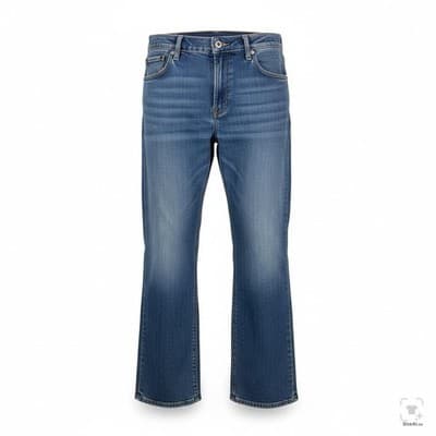 Levis 527 Jeans Teens 33x28 Blue Medium Wash Bootcut Slim Denim Zip Fly - Image 1