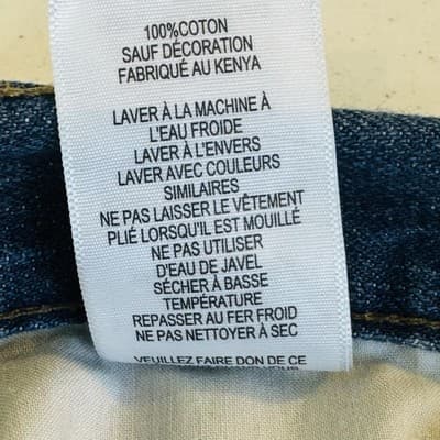 Levis 527 Jeans Teens 33x28 Blue Medium Wash Bootcut Slim Denim Zip Fly - Thumbnail 9