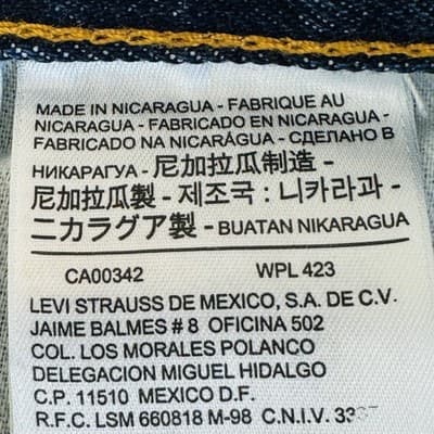 Levis 550 Jeans Mens 48x29 Blue Medium Wash Relaxed Tapered Denim Zip Fly - Thumbnail 7