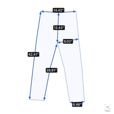 Levis 505 Jeans Mens 30x30 Blue Medium Wash Straight Denim Zip Fly Regular Fit - Thumbnail 13