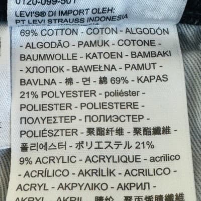 Levis 511 Jeans Mens 30x32 Gray Dark Wash Slim Tapered Stretch Denim Big E Zip - Thumbnail 11