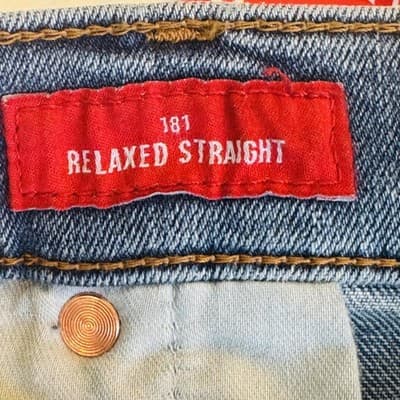 Lucky Brand 181 Relaxed Straight Jeans Mens 38x30 Blue Medium Wash Denim Zip Fly - Thumbnail 9