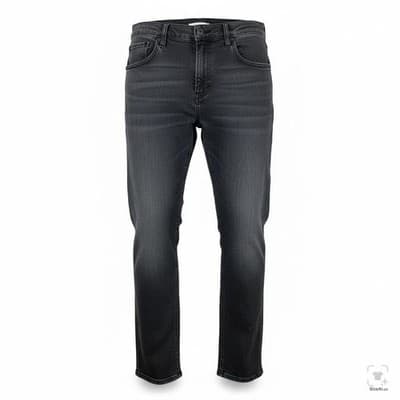 Lucky Brand 110 Slim Jeans Mens 36x32 Gray Charcoal Wash Slim Skinny Zip Fly - Image 1