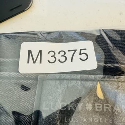 Lucky Brand 110 Slim Jeans Mens 36x32 Gray Charcoal Wash Slim Skinny Zip Fly - Thumbnail 18