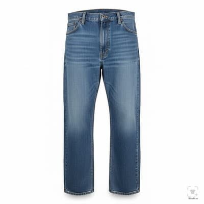 Polo Jeans Co. Hayden Jeans Mens 36x32 Blue Medium Wash Straight Relaxed Zip Fly - Image 1