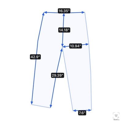 Polo Jeans Co. Hayden Jeans Mens 36x32 Blue Medium Wash Straight Relaxed Zip Fly - Thumbnail 13