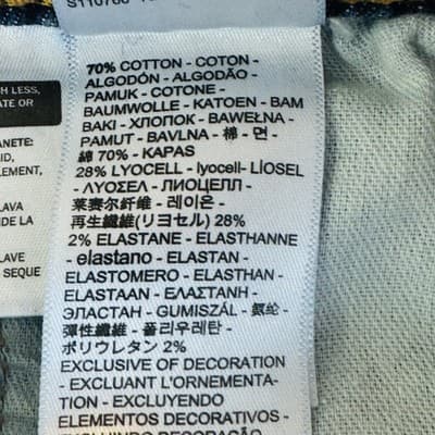 Levis 511 Jeans Mens 32x32 Blue Medium Wash Slim Tapered Stretch Denim Zip Fly - Thumbnail 9