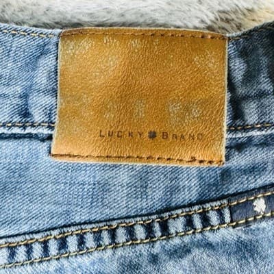 Lucky Brand 361 Vintage Straight Jeans Mens 32x30 Blue Medium Wash Denim Zip Fly - Thumbnail 7