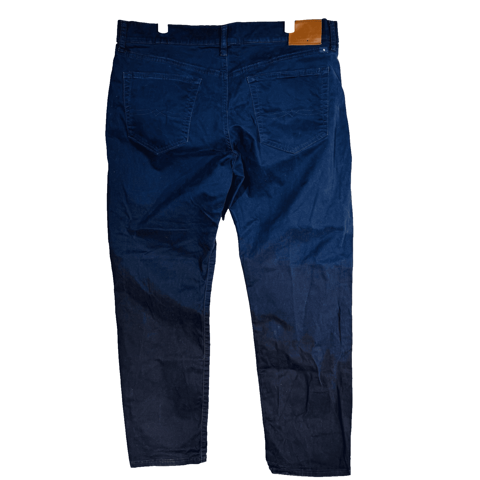 Lucky Brand 121 Heritage Slim Jeans Mens 32x28 Blue Dark Wash Tapered Zip Fly - Thumbnail 6